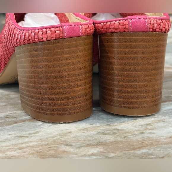 Women’s AMALFI Coral leather slip on mules- Size 7 - Picture 7 of 12